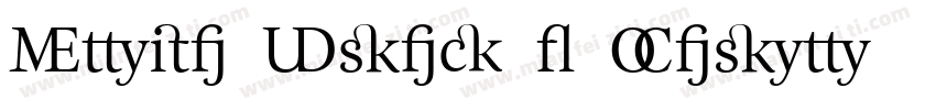 Esta Smal 1 Caps字体转换